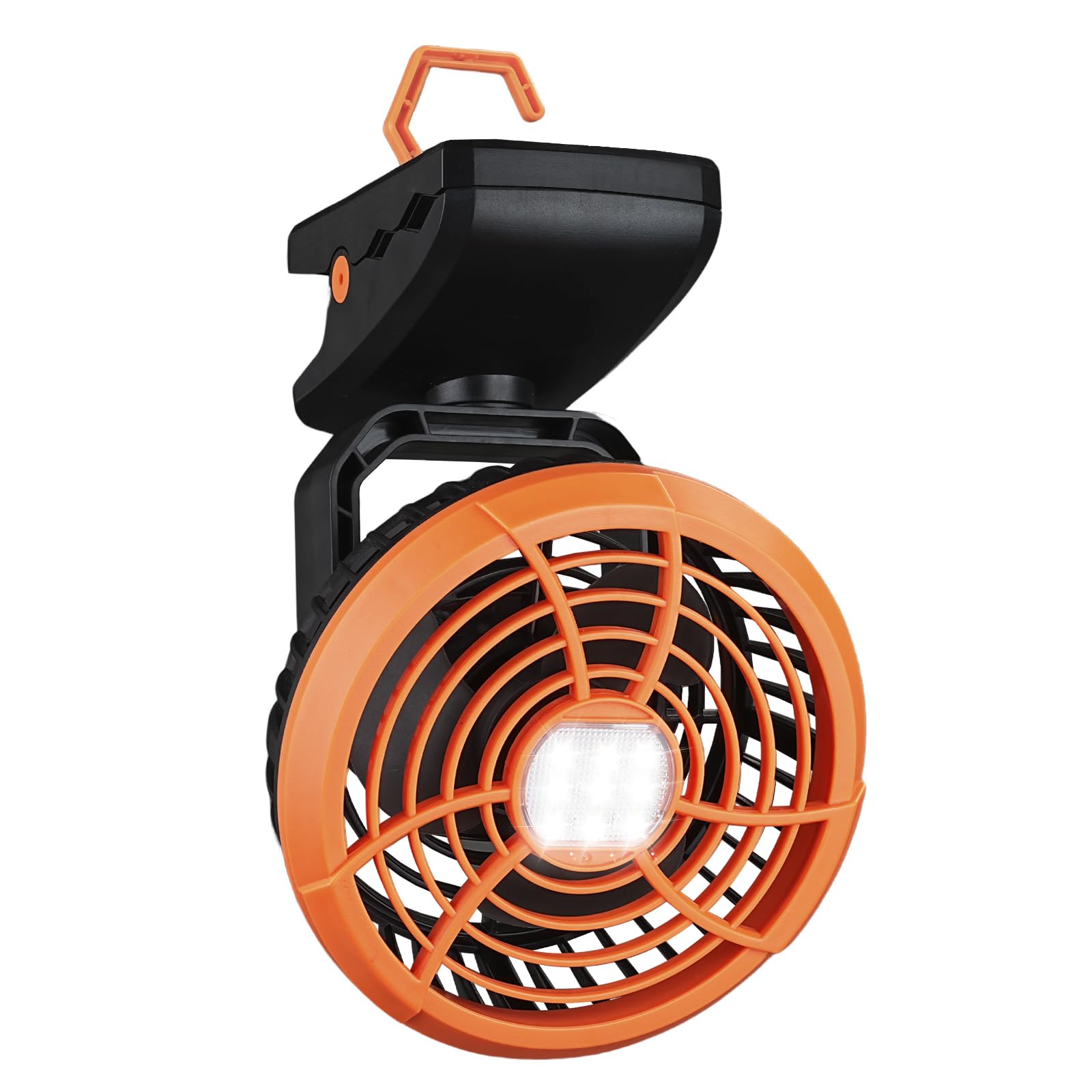 Photo 1 of Durapower Clip-on Camping Fan with LED Lantern, Magnetic Base & Hanging Hook – Ideal for Travel, Tent, RV, Picnic, Treadmill, Stroller, Golf Cart & Home