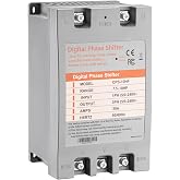 LGIB Single Phase to 3 Phase Converter，10HP 220V 3 Phase Converter，220V-240V Input/Output Digital Phase Shift for 10HP Motor