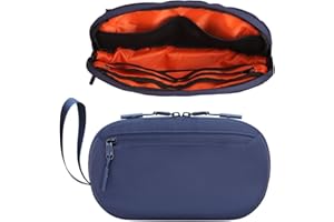 Teskyer Cable Organizer Bag, Portable Electronics Travel Organizer, Waterproof Electronic Accessories Storage Case, Compact D