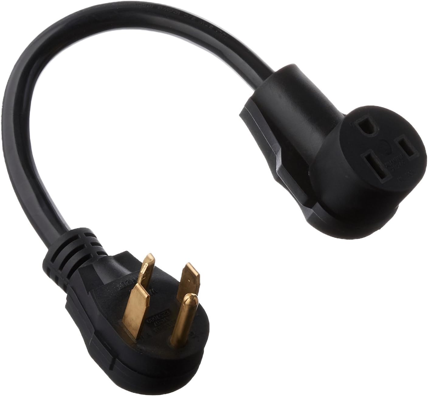 AC Connectors 1.5FT 30 AMP 4 Prong 1430P Dryer Plug to 50 Amp 250 V