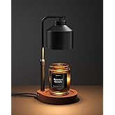 Cozmara Candle Warmer Lamp with Timer & Dimmer for Yankee Candles, Adjustable Height Candle Warmer for Jar Candles, Wax Melt 