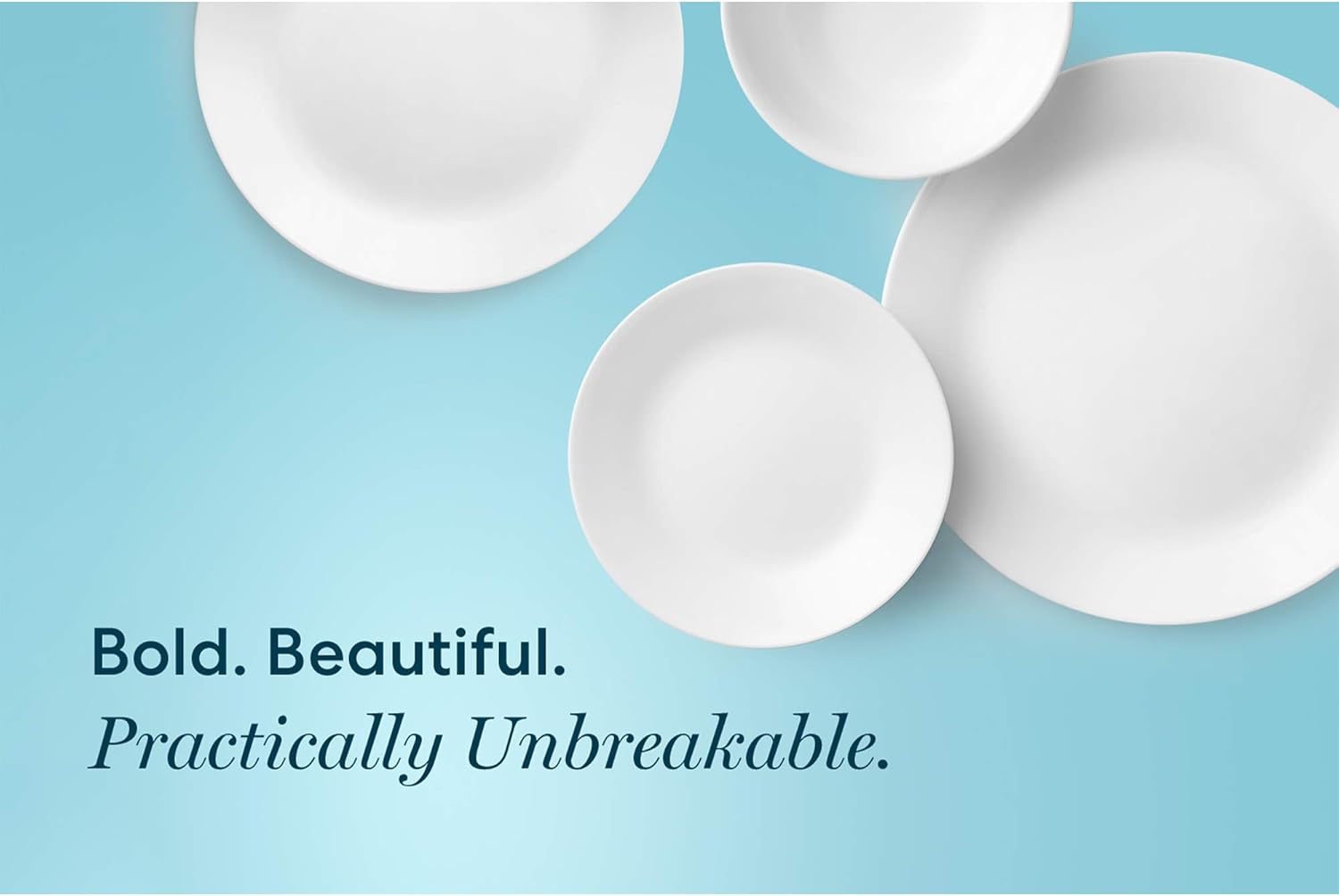  | Corelle Winter Frost White Dinnerware Set (38-Piece, Service for 12): Dinnerware Sets