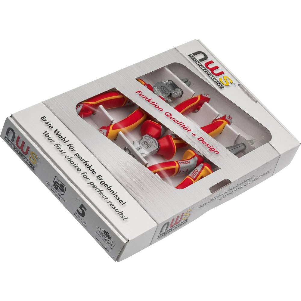 NWS 782 VDE Combined Tool, Multi-Colour, Set of 3 Piece