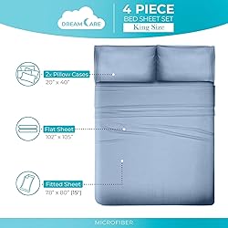 DREAMCARE Queen Size Sheets - Cooling Bed Sheets