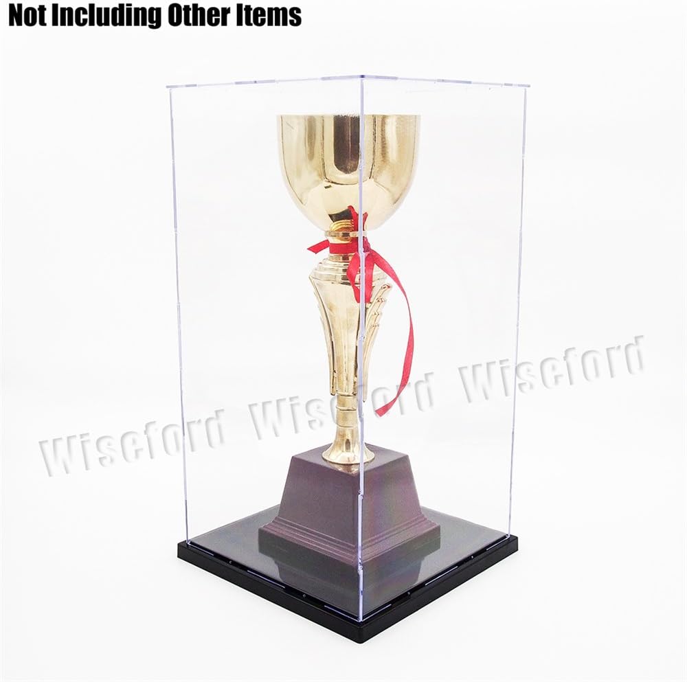 Tingacraft Acrylic Display Case/Box (8.1 x 8.1 x 15.7 inch) Self-Assembly Dustproof for 11"-15" Action Figure