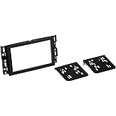 Metra 95-3305 Double DIN Installation Dash Kit for 2006-up Chevrolet Vehicles, Black, Model:953305