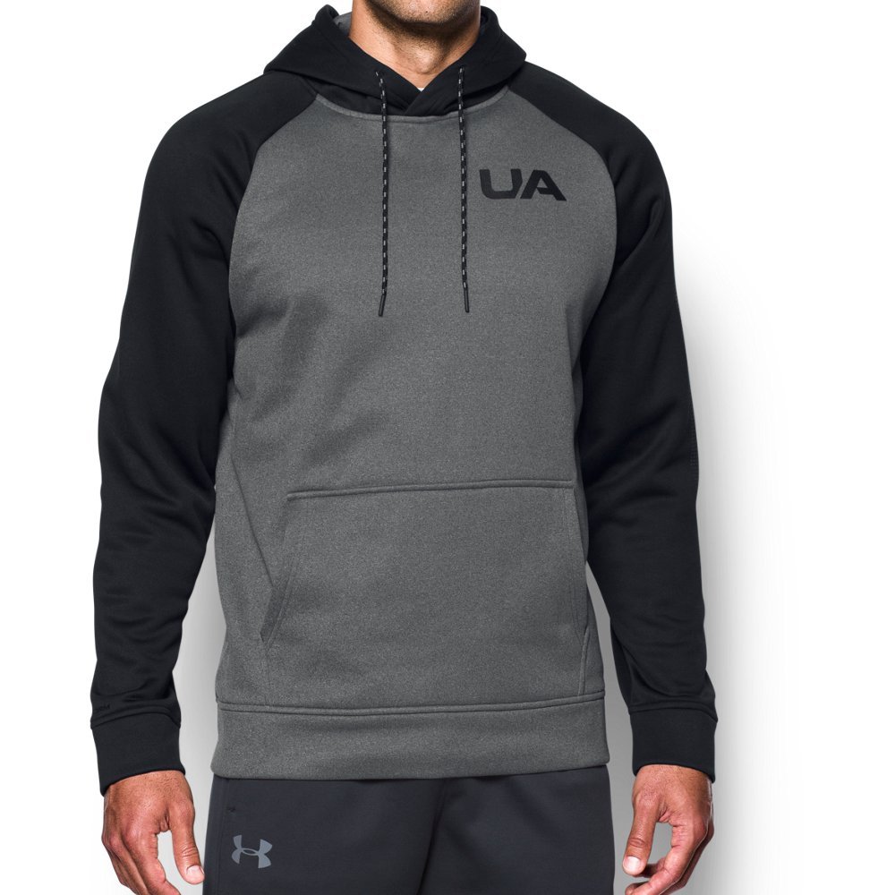 Fleece color block hoodie Clearance