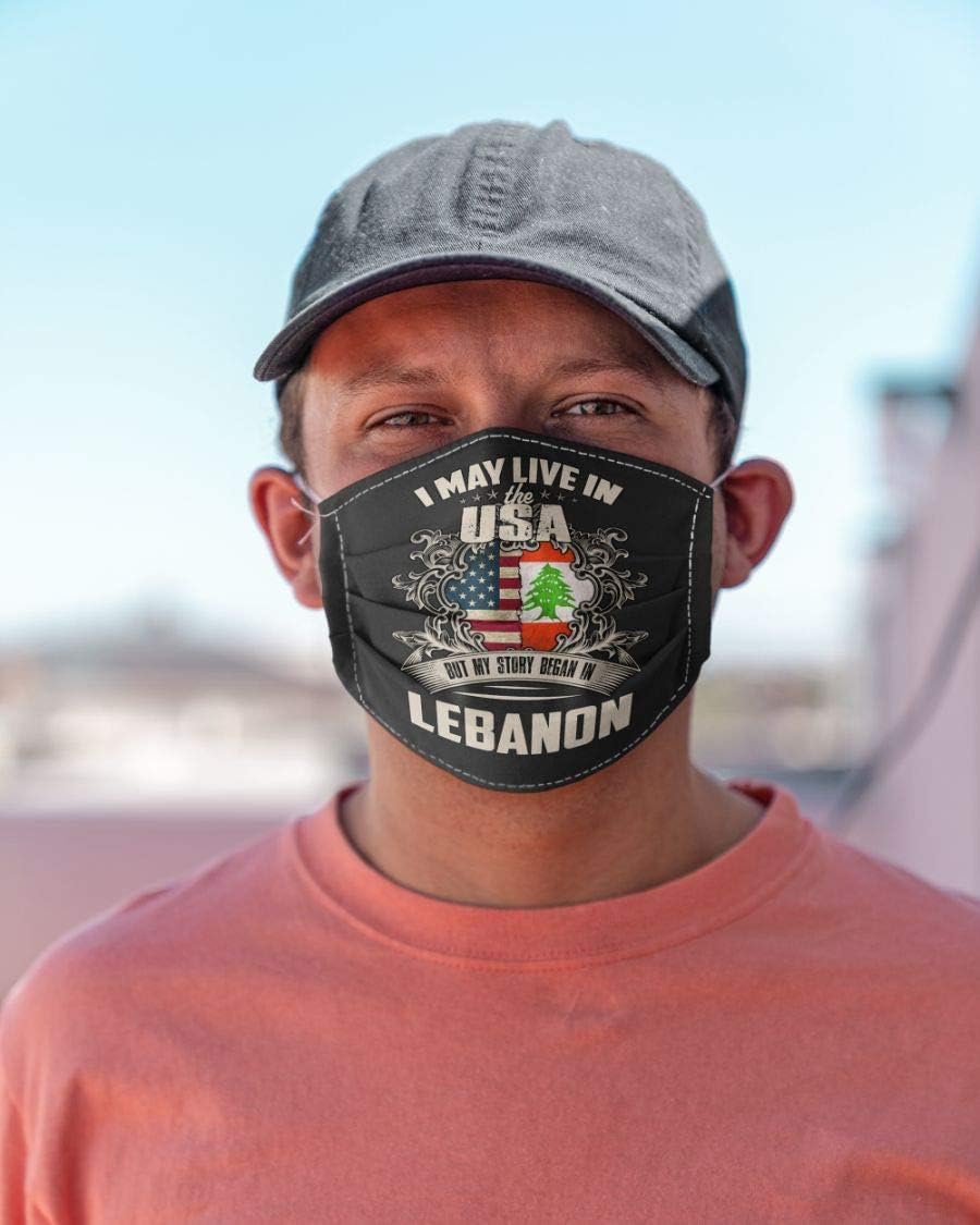 Lebanon Mask, 3Layer Unisex Reusable Fashionable Washable Mouth Mask