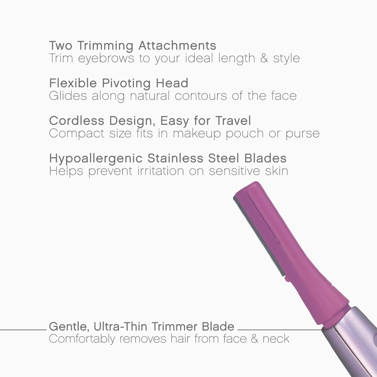 Amazon Com Panasonic Facial Hair Trimmer For Women Es2113pc With