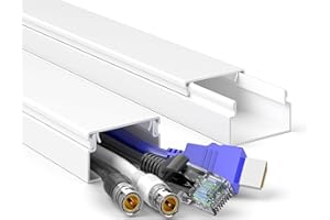 Delamu TV Cable Concealer, 28.4 inch Cord Hider, Large Cord Cover for Wall Mounted TV, Wire Hider Wire Covers for Cords, Pain