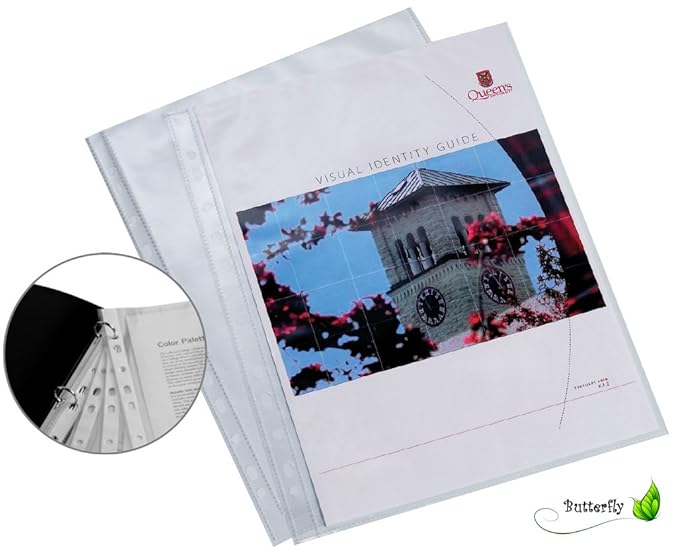 100 Document Wallets A4 transparent EK 6733 Clear Plastic Wallets