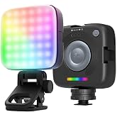 NEEWER Entry Level Version Magnetic RGB Camera Light, 126 LEDs Clip on Portable Small Panel Lighting, 2000mAh 3000-9000K CRI8