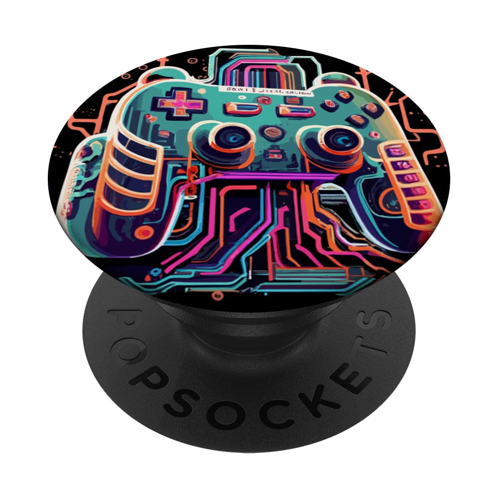 Video Game Gamer Controller Gaming Games Console PopSockets Swappable PopGrip