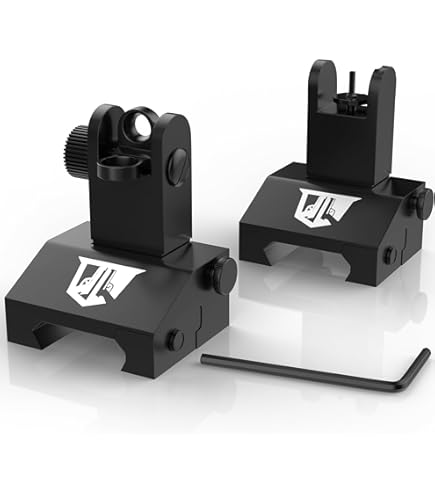 Amazon.com: Sig Sauer Iron Sight Set, Flip Up, fits M1913 Rail