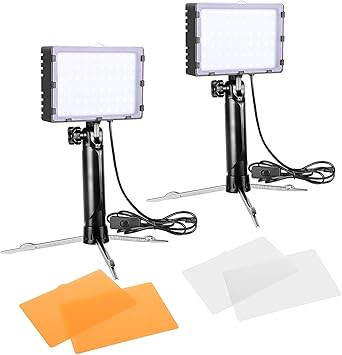 lamparas de estudio luz led para