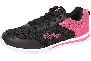 Bowling Shoes Women Orthopedic Bowling Shoes Breathable Lightweight Sneakers Comfortable Soft Soles Mesh Athletic Slip on Sne