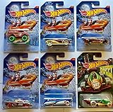 Hot Wheels 2016 Christmas Holiday Hot Rods & New Years Complete Set Diecast Cars