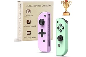 AROEVEIB for Nintendo Switch Controller, Switch Wireless Controller Replacement for Switch/Lite/OLED, with/Dual Vibration/Motion/Wake-up/Screenshot