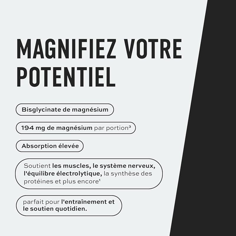 Magnesium Caps, 120 gélules, 194 mg de magnésium par portion journalière - Gélules de bisglycinate de magnésium, haute biodisponibilité - Fabriqué en Allemagne