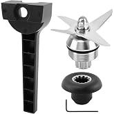 Vornetil Blade Replacement Parts,Compatible with Vitami 64oz 32oz Container | Blade Replacement Assembly with Wrench &amp; Drive Sockaet Removal Tool Kit,Accessories for Vitamix,Easy to Install