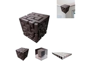 Impossible Corners – 3D Art Wall Stickers Creating an Optical Illusion That Transforms Reality, Removable Wall Decals for Liv