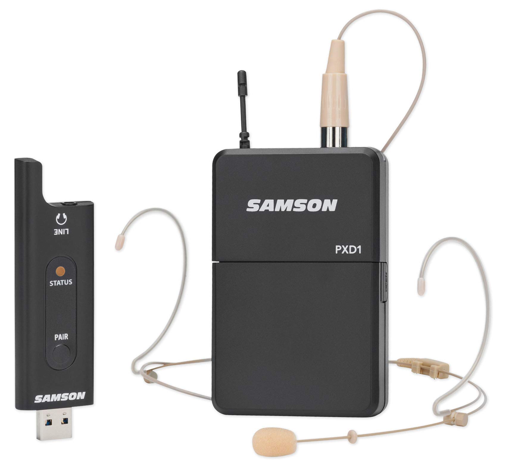 Samson XPD2 Headset Microphone - USB Digital Wireless System