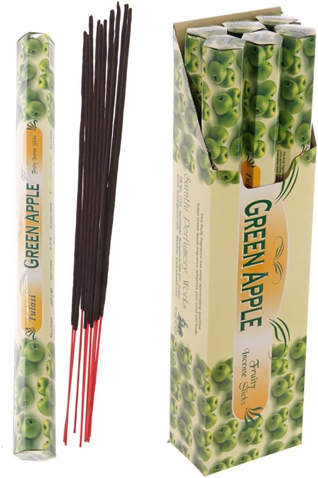 Tulasi Garden Incense Sticks 10 Sticks (Green Apple) Amazon.co.uk