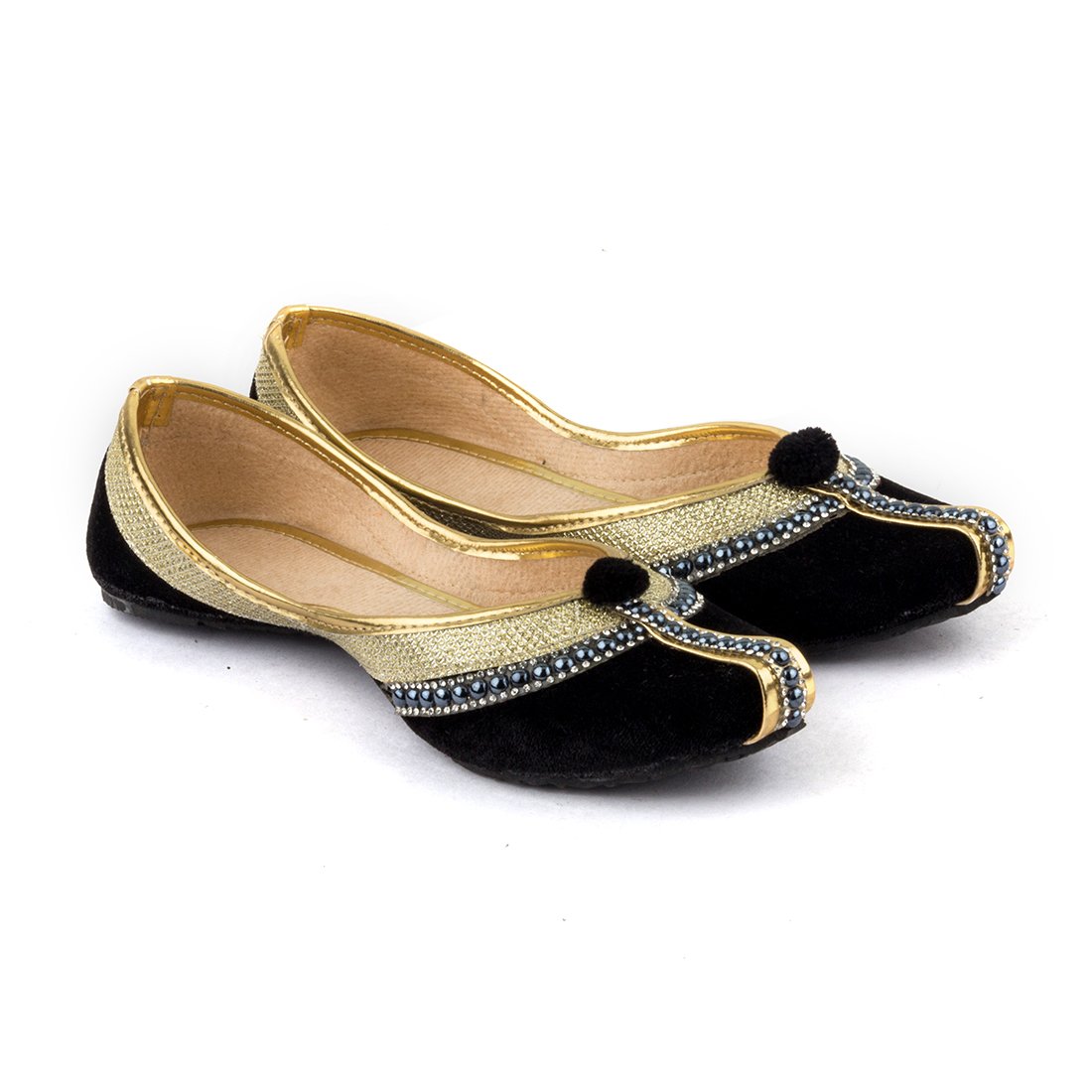 tashi women's velvet jutti