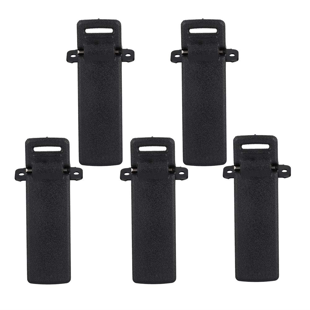 5PCS Walkie Talkie Belt Clip for UV-5R/UV-5RA/UV-5RB/UV-5RC/UV-5RD/UV-5RE/UV-5RE PLUS TH-F8 Two-Way Radio