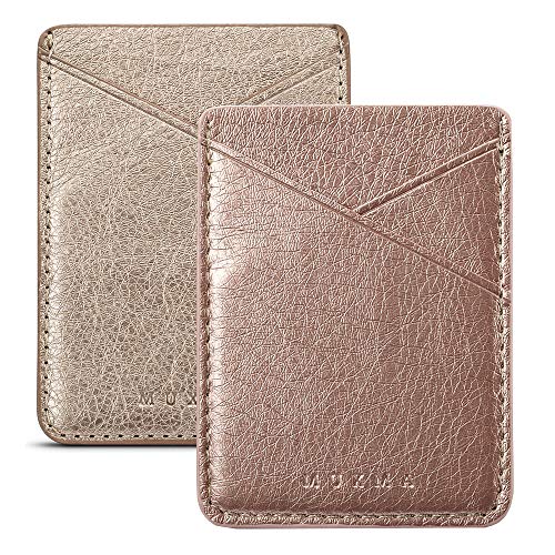 Cell Phone Stick On Wallet Card Holder Phone Pocket for iPhone,Samsung Android and All Smartphones