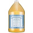 Dr. Bronner’s - Pure-Castile Liquid Soap (Baby Unscented, 1 Gallon) - Made with Organic Oils, 18-in-1 Uses: Face, Hair, Laundry and Dishes, For Sensitive Skin and Babies, No Added Fragrance, Vegan