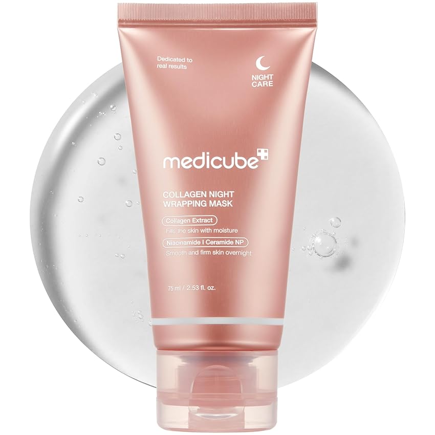 Medicube Collagen Night Wrapping Peel Off Facial Mask - Overnight Sleeping Mask For