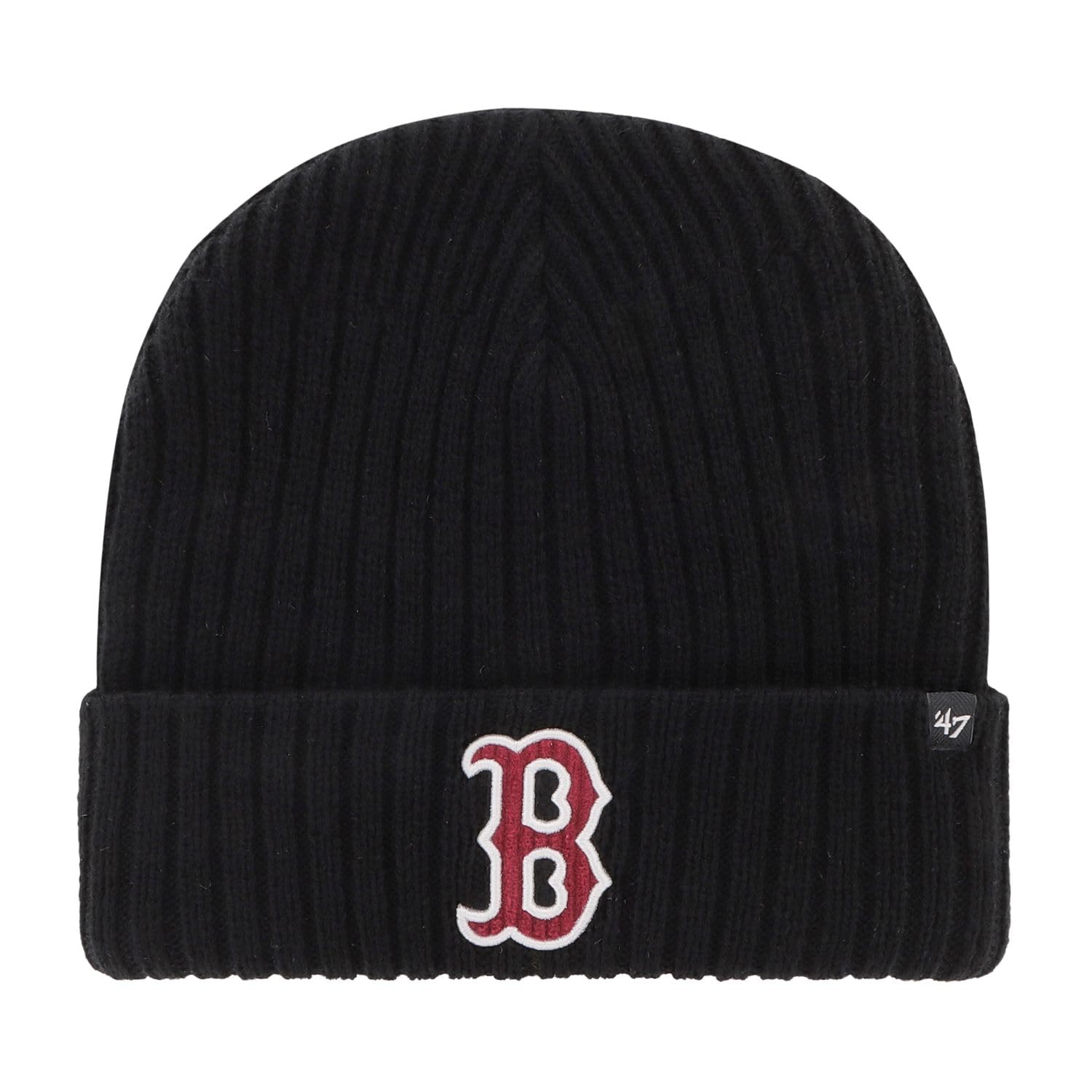 47 Brand Knit Beanie - Cord Logo Boston Red Sox Black