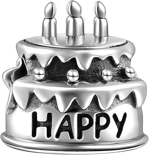 Amazon Soufeel シルバー 925 ブレスレット チャーム 誕生日 バースデー ケーキ レディース 人気 かわいい Charm プレゼント おしゃれ 女性用 友達 レディース 母 誕生日 記念日 チャーム 通販