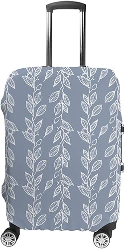 Amazon スーツケースカバー 木の葉 伸縮素材 キャリーバッグ お荷物カバ 保護 傷や汚れから守る ジッパー 水洗える 旅行 出張 S M L Xlサイズ 旅人 スーツケースカバー