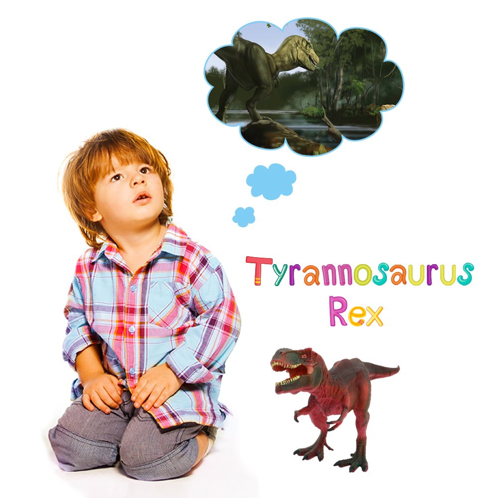 Tyrannosaurus Rex Kinder Dinosaurier Schleich Triceratops Groß Figuren Set
