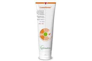 Vetoquinol Laxatone: Oral Hairball Lubricant Gel for Cats – Maple-Flavored, 4.25oz – Lubricant for Helping with Hairball Prevention & Elimination – Natural Furball Digestive Relief Support