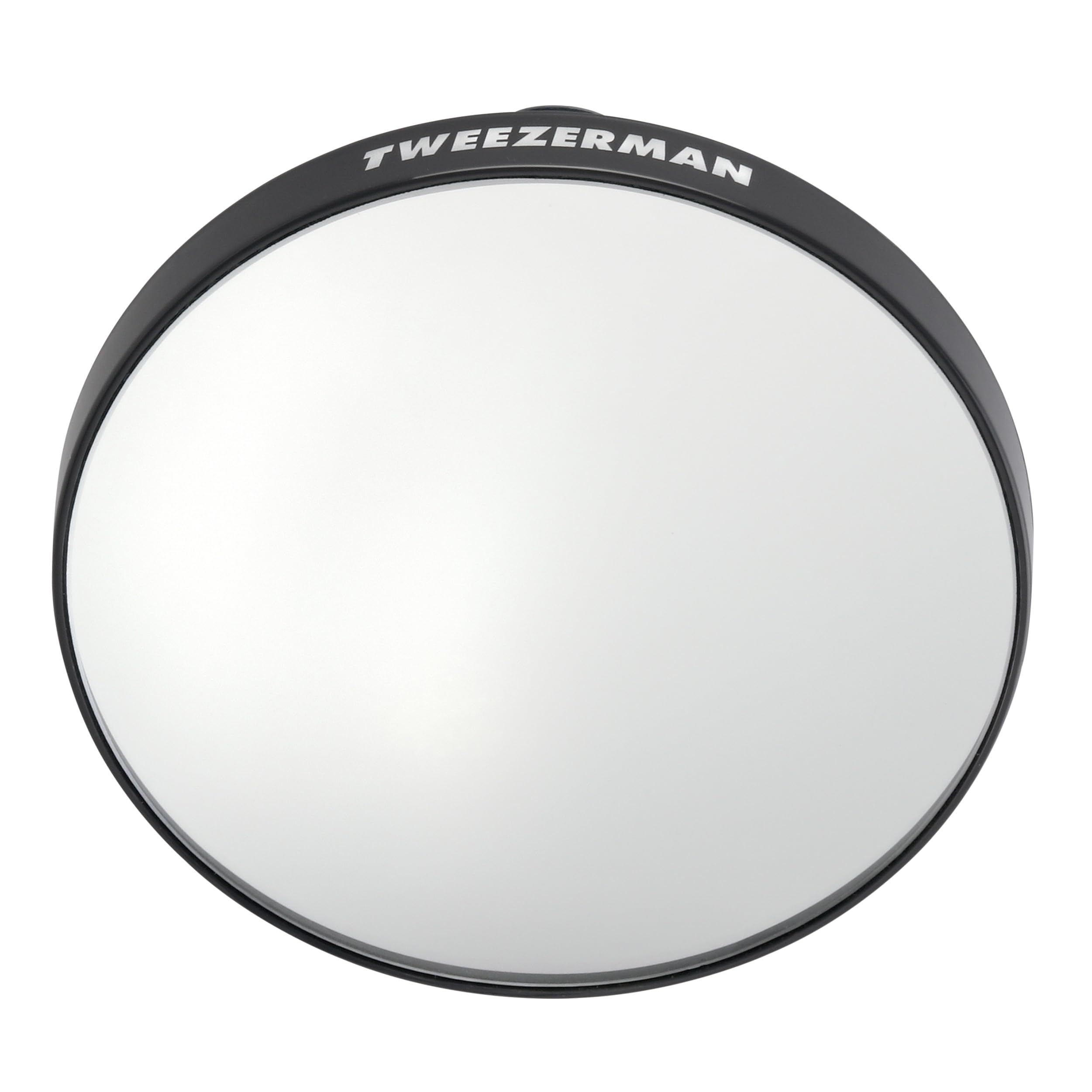 Tweezermate 12x Magnifying Mirror, Round Mirror Perfect for Tweezing, Contact Lens and Makeup Application Compact Travel Mirrors with Suction Cups (Pack of 1)