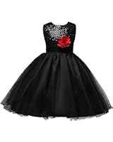 Ballerines Filles Princesses – Chaussures Légères Confortables Avec Fleur Mignonne – WUIWUIYU