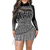 Women Sexy Birthday Dress Hot Drilling Process Sexy Dress Party Club Night Dress……