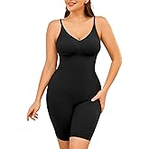 AegisChic Women's Shapewear Tummy Control BodySuit Seamless Body Shaper Butt Lift Full Body Suit