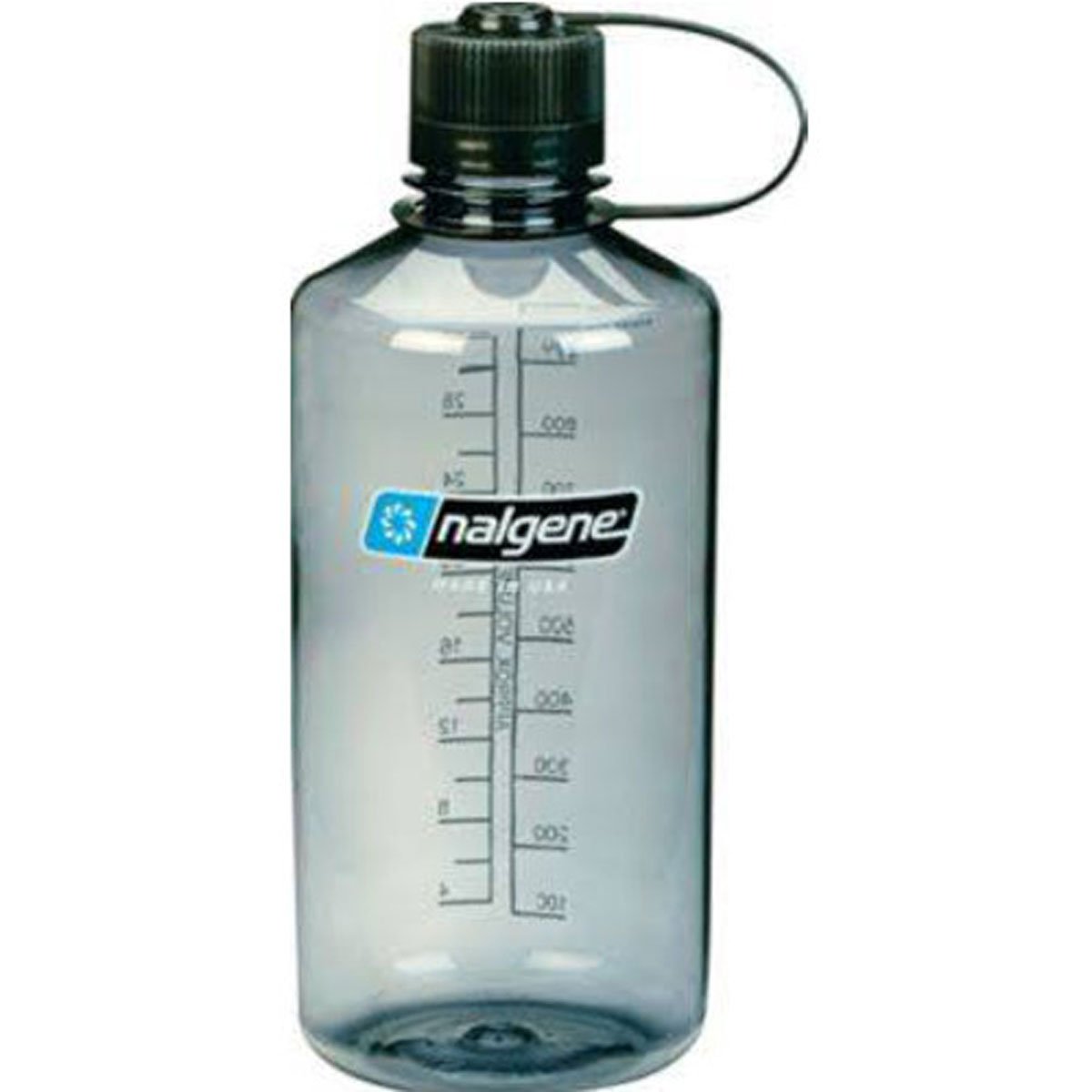 Nalgene Narrow Mouth Tritan Bottle, Grey, 1L