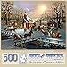 Bits and Pieces - 500 Piece Jigsaw Puzzle for Adults - A Christmas Wish - 500 pc Winter Holiday Jigsaw by Artist H. Hargrove