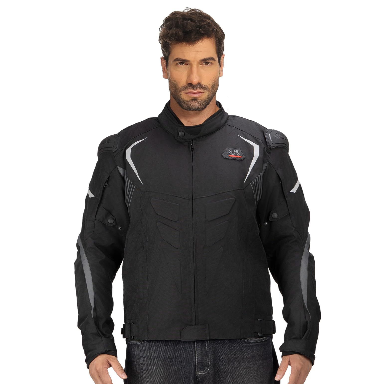 KEMIMOTO Motorcycle Jacket Men CE 2 Armored All