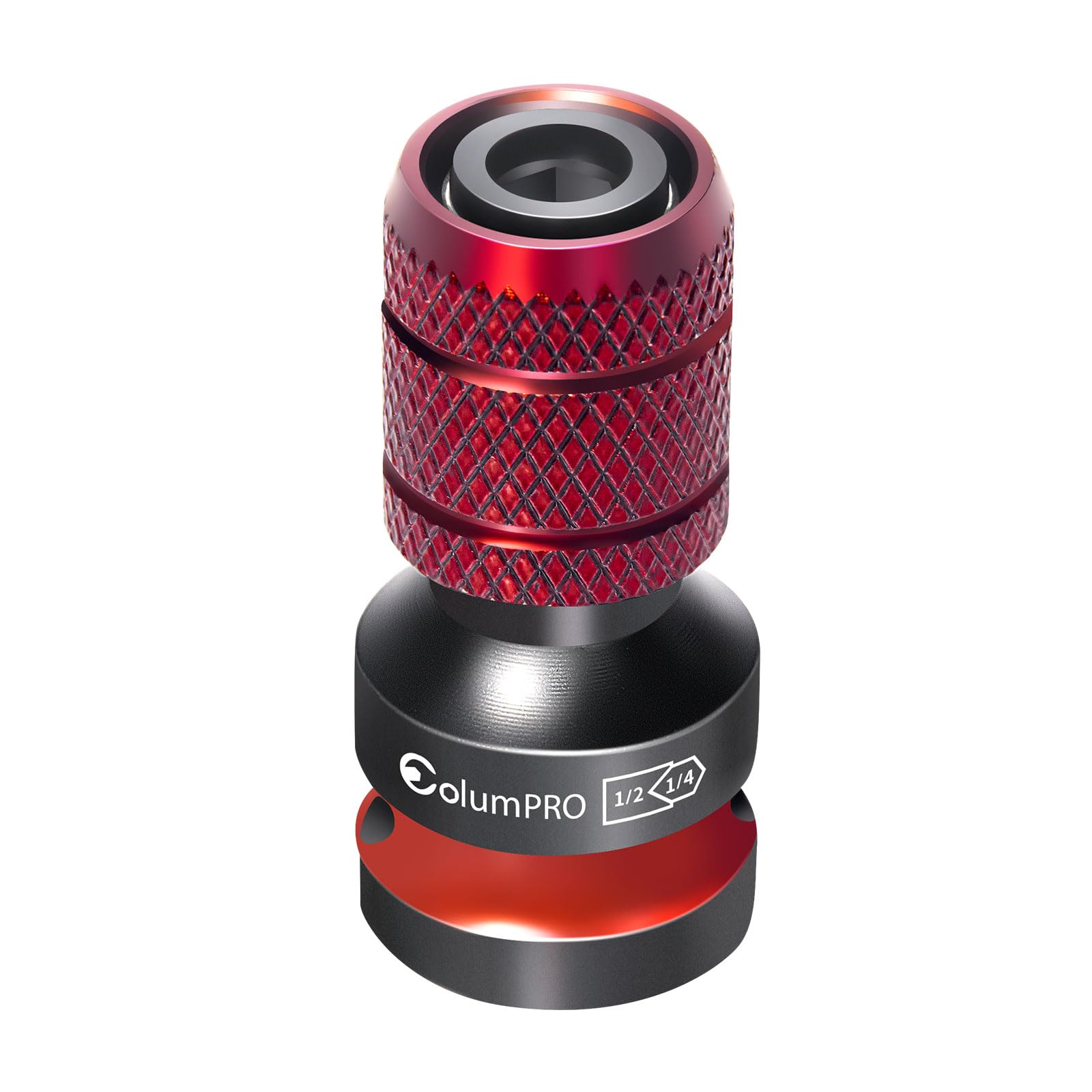 ColumPRO 1/2 Square Drive to 1/4 Hex Shank Socket Adapter Converter for Connecting Screwdriver Bit to Impact Wrench and Ratchet Wrench.