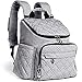 Large Diaper Bag Backpack | Stylish and Multifunction Design with Insulated Pockets, Changing Pad, and Stroller Straps | Neutral Grey for Women and Men - by Eloni Baby