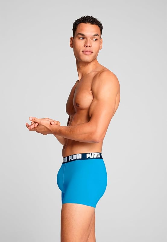 Boxer Boxershorts Men Herren Everyday Unterhose Unterwäsche 10er Pack, Farbe:Speed Blue, Bekleidungsgröße:S
