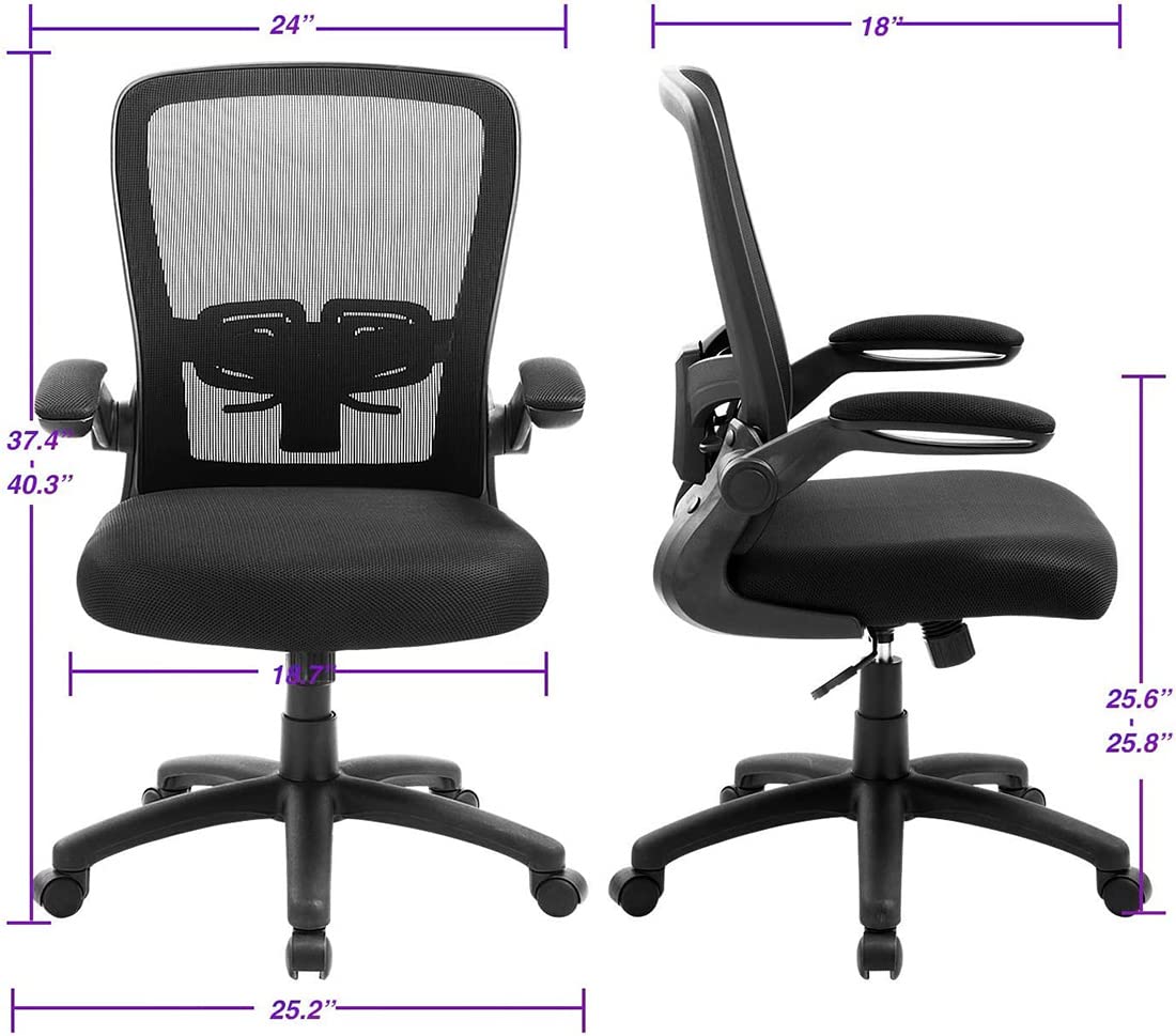 Ergonomic Desk Task Chair Clearance with Adjustable Height, Lumbar