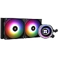 Thermalright Frozen Notte 240 Black ARGB V2 Water Cooling CPU Cooler,240Black CPU Cooler Specifications, Double PWM Fans, S-FDB Bearings, Suitable for AMD/AM4 AM5,Intel LGA 1700/1150/1151/1200/2011