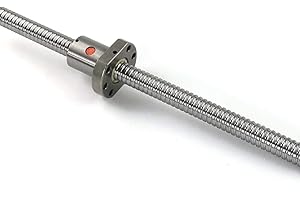 TEN-HIGH Ball Screw CNC Parts SFU1204 RM1204 12mm 600mm with nut, Length Approx 23.62inch / 600mm